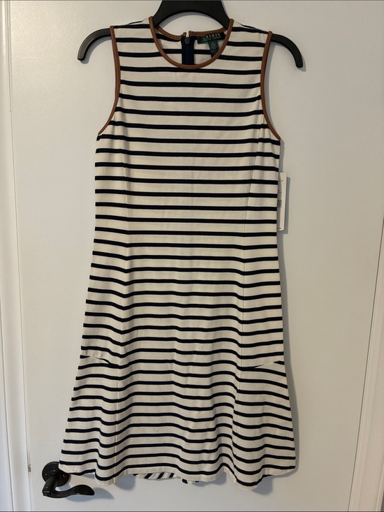 Lauren Ralph Lauren Dresses & Skirts - 🇺🇸 BOGO 🇺🇸 Lauren Ralph Lauren Drop Waist Navy and White Striped Dress